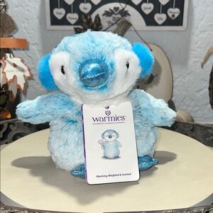 Warmies Blue Penguin Plush